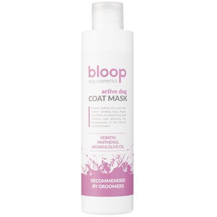 Bloop Active Dog Coat Mask Keratin - smoothing mask for dogs, facilitates detangling