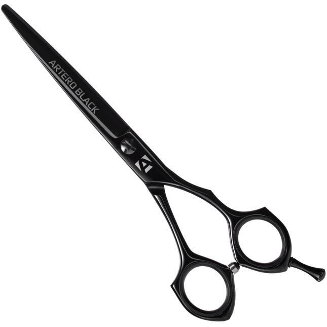 Artero Black Scissors - professional straight scissors made of Japanese steel with a titanium coating