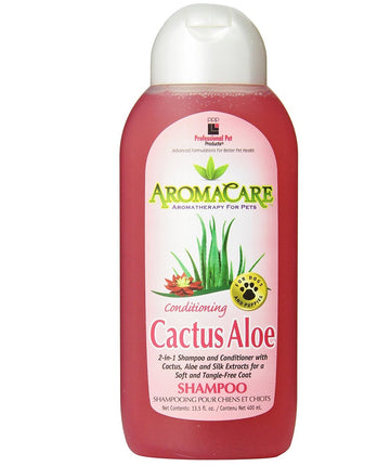 PPP AromaCare Cactus Aloe 2in1 Shampoo - moisturizing cactus shampoo and conditioner for dogs, concentrate 1:32