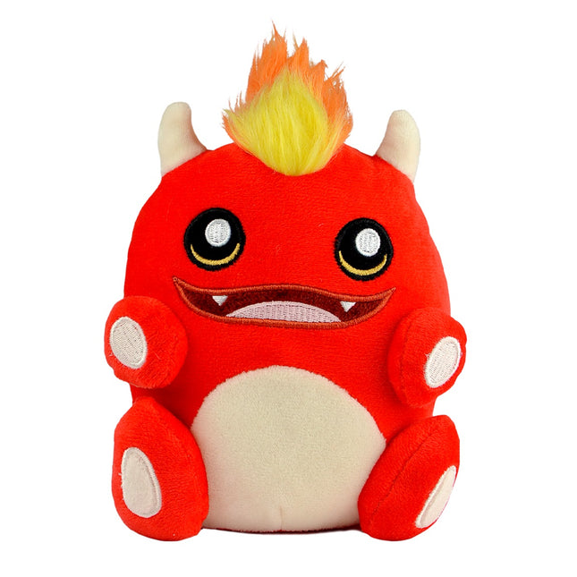 Dashi Benzi Plush Pet Toy - plush toy for dogs with a squeaker, fiery creature