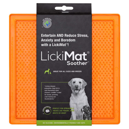 LickiMat Classic Soother - licking mat for dogs, raised pattern