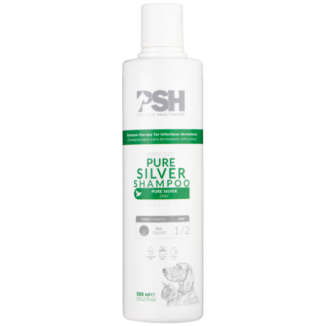 PSH Pure Shampoo - dermatological shampoo with silver for dogs and cats