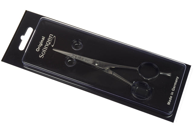 Gotta Solingen Ice Nickel-Plated Straight Scissors (14.5cm) with Single-Sided Micro-Sanding