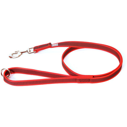 Julius K9 Color & Gray Supergrip Leash With Handle Ring - Non-slip Dog Leash with Handle and Ring