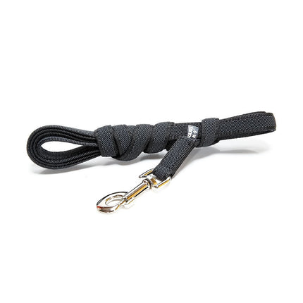 Julius K9 Color & Gray Supergrip Leash With Handle Black - training leash with handle, black, non-slip