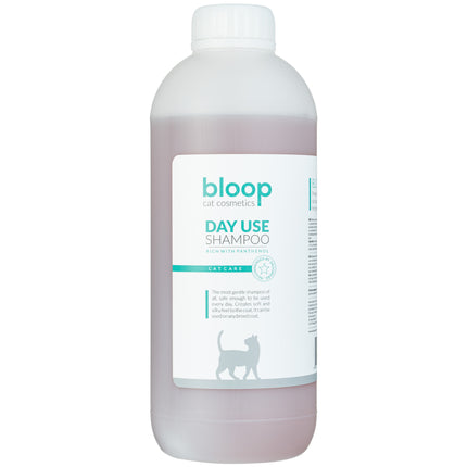 Bloop Day Use Shampoo Cat Care - gentle cleansing shampoo for cats with panthenol and keratin, concentrate 1:10