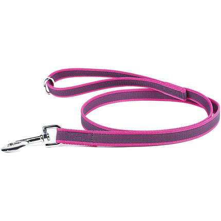 Julius K9 Color & Gray Supergrip Leash With Handle Ring - Non-slip Dog Leash with Handle and Ring