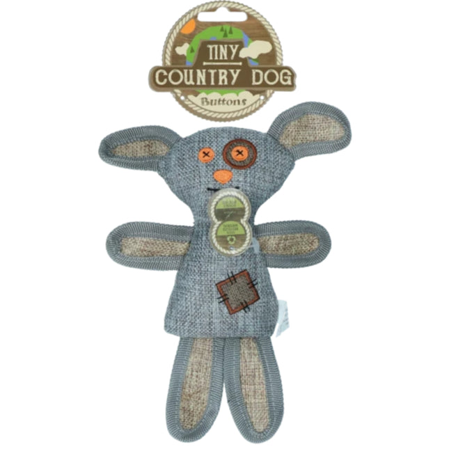 Holland Country Dog Buttons - plush toy for dogs, funny bunny