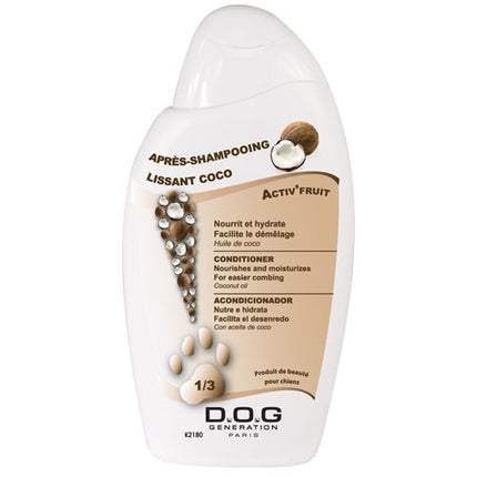 Dog Generation Sleek&Shine Coconut Conditioner - conditioner for dry dog fur