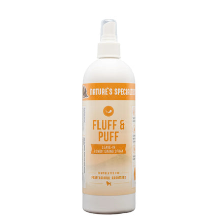 Nature's Specialties Fluff & Puff Spray - moisturizing leave-in conditioner for dogs and cats