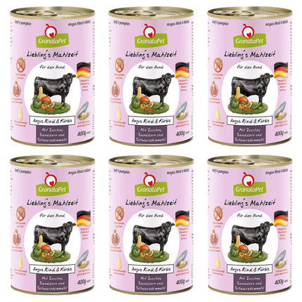 GranataPet Angus Beef & Pumpkin - single protein grain-free wet food for dogs, beef and pumpkin