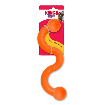 KONG Ogee Stick L - Curved Fetch Toy for Dogs, Floating