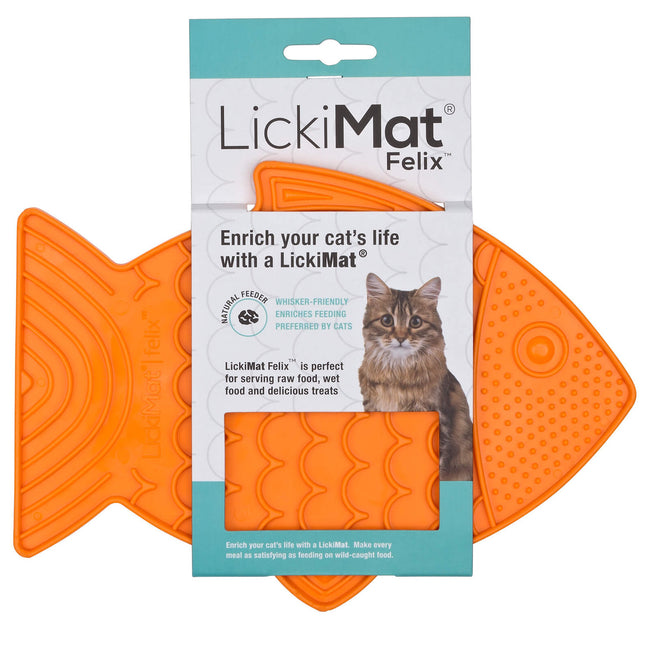 LickiMat Classic Felix - licking mat for cats and small dogs