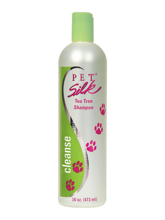 Pet Silk Tea Tree Shampoo - insect-repelling shampoo with tea tree oil, for dry and itchy skin, concentrate 1:16