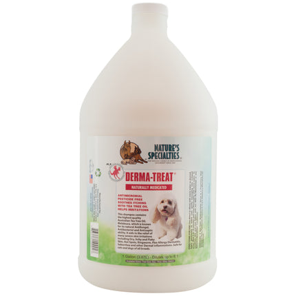 Nature's Specialties Derma - Treat Shampoo - anti-itch antibacterial shampoo for dogs and cats, concentrate 1:6