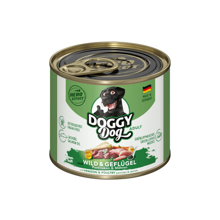 Doggy Dog Venison & Poultry - grain-free wet dog food with venison and poultry