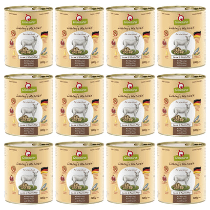 GranataPet Lamb & Potato - grain-free wet dog food, lamb and potatoes