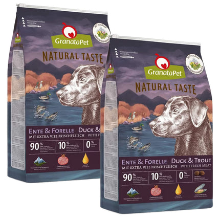 GranataPet Natural Taste Duck & Trout - grain-free dog food, duck and trout