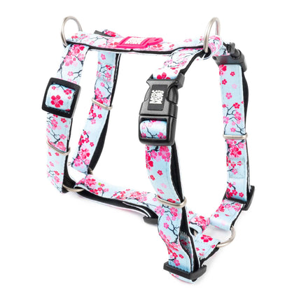 Max&Molly H - Cherry Bloom Harness - colorful harness for dogs and puppies, adjustable