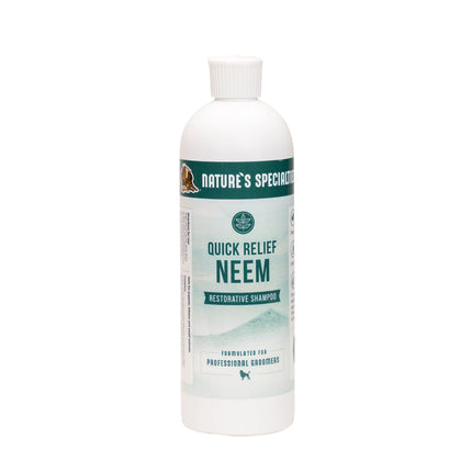 Nature's Specialties Quick Relief Shampoo - medicinal shampoo for dogs and cats, with neem oil, concentrate 1:8