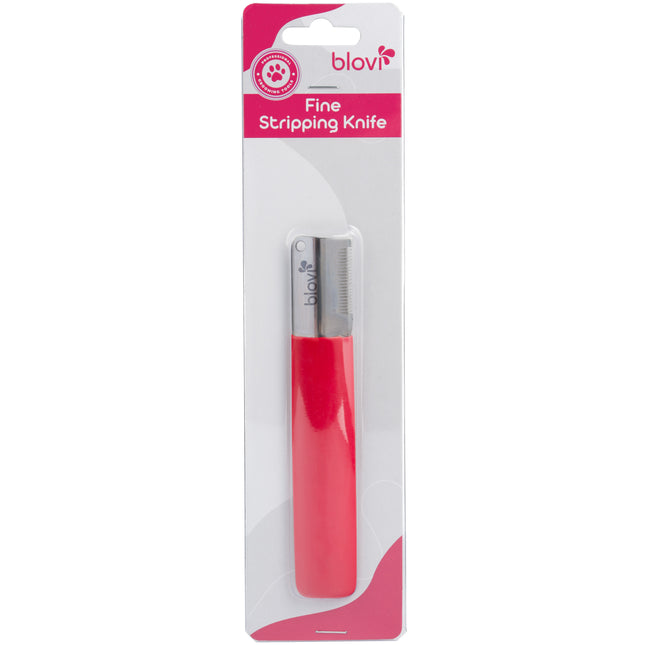 Blovi Stripping Knife - classic trimmer for fine and delicate hair, dense tooth spacing