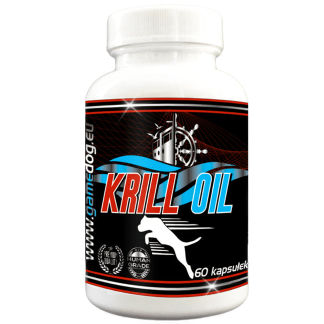 Game Dog Krill Oil 60 caps. - krill oil for dogs, with DHA and EPA acids