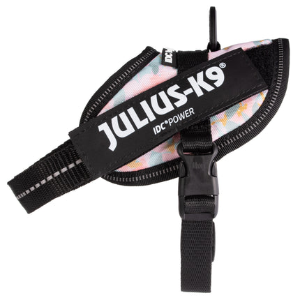 Julius - K9 IDC Powerharness Pretty - dog harness with reflectors, floral pattern