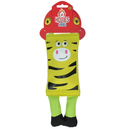 Holland Hozies Sammy Stripes - dog toy made from fire hose, with a squeaker