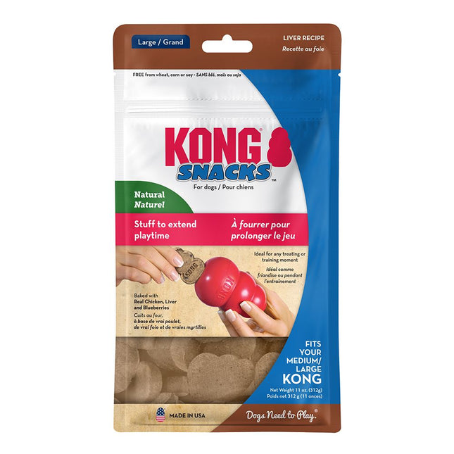 KONG Chicken Liver Large Snacks - large liver treats for dogs