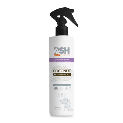 PSH Pro Coconut Eau de Toilette - exotic perfume for dogs, with a coconut scent, alcohol-free