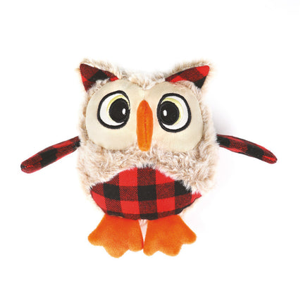 Record Owl - plush owl in