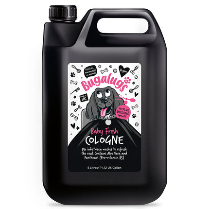 Bugalugs Baby Fresh Cologne - scented refreshing spray for dogs with a powdery fragrance