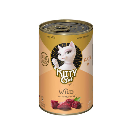 Kitty Cat Venison Pâté - grain-free wet food, pâté for cats, with venison