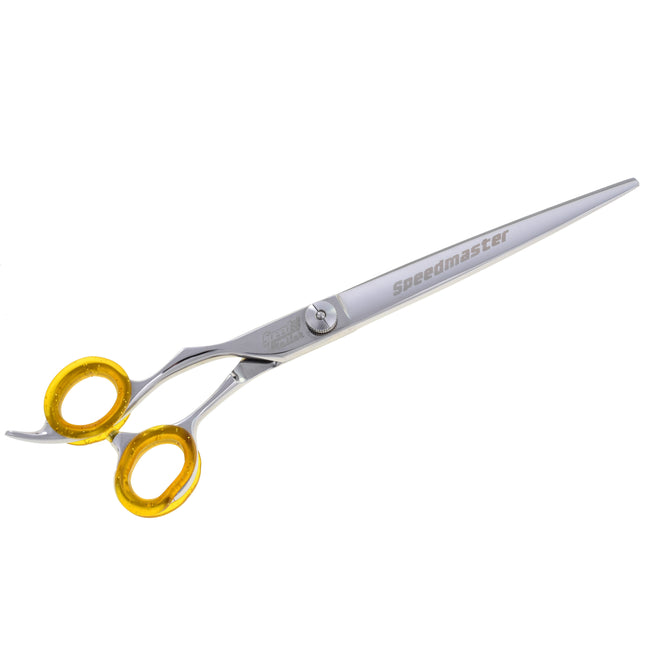 P&W Speed Master Left Straight Scissors - professional, extremely sturdy straight scissors for left-handed individuals