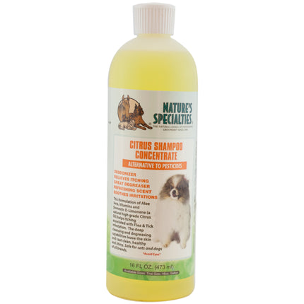 Nature's Specialties Citrus Shampoo Concentrate - insect-repellent shampoo for dogs and cats, concentrate 1:16