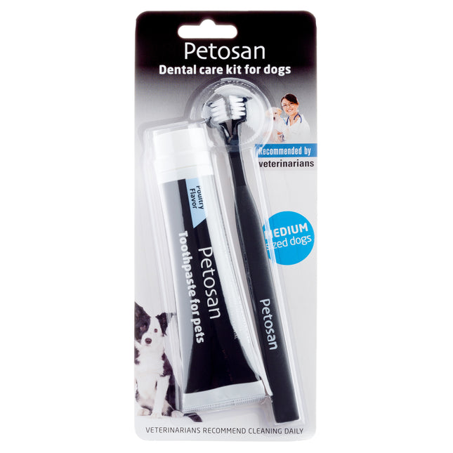 Petosan Teeth Cleaning Kit for Medium Breed Dogs