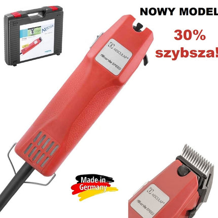 Aesculap Favorita Speed 35W - professional single-speed dog grooming clipper, without blade