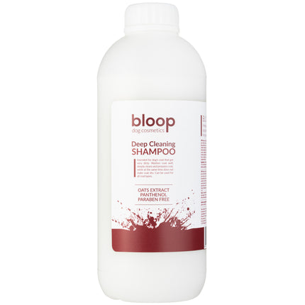 Bloop Deep Cleaning Shampoo - deep cleansing shampoo for dogs with panthenol and oat extract, concentrate 1:25