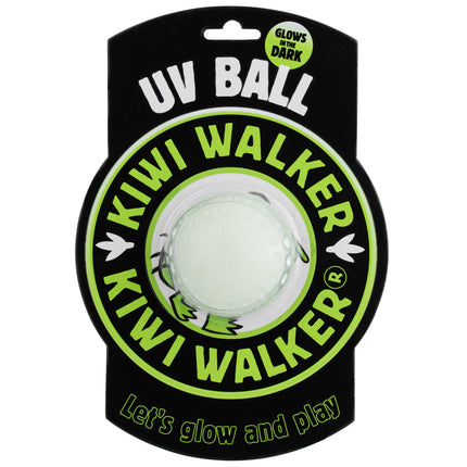 Kiwi Walker Let's Play and Glow UV Ball - glowing ball for dogs, shines in the dark