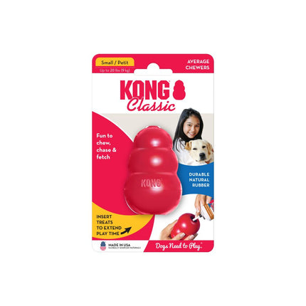 Kong Classic - rubber dog toy, original, - 8cm