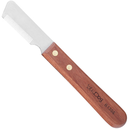 Chadog Stripping Knife - classic trimmer for rough-haired breeds, fine tooth spacing, for left-handed users