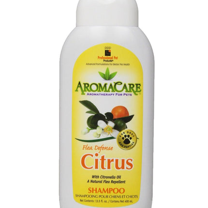 PPP AromaCare Flea Defense Citrus Shampoo - effective flea shampoo for dogs, with citronella oil, concentrate 1:12