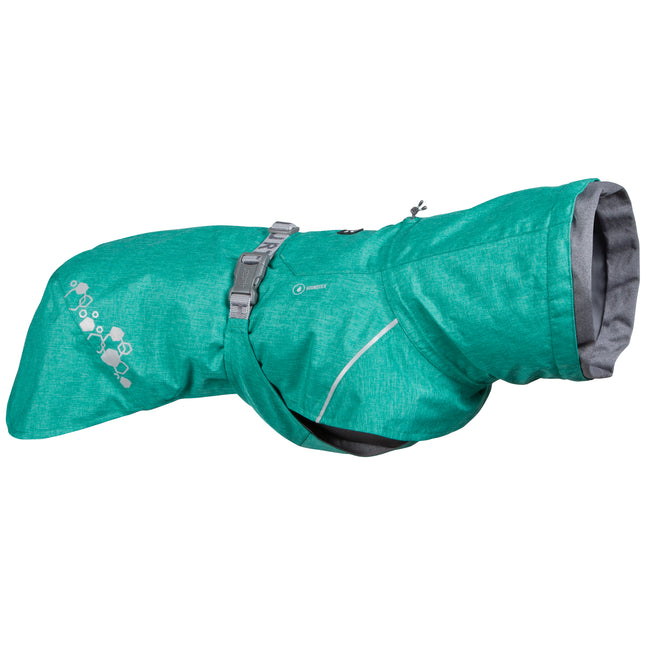 Hurtta Monsoon Coat II Eco Peacock - raincoat for dogs