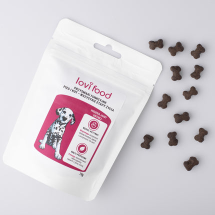 Lovi Food Oral Hygiene - Treats for Dogs and Cats, with Activated Charcoal and Peppermint