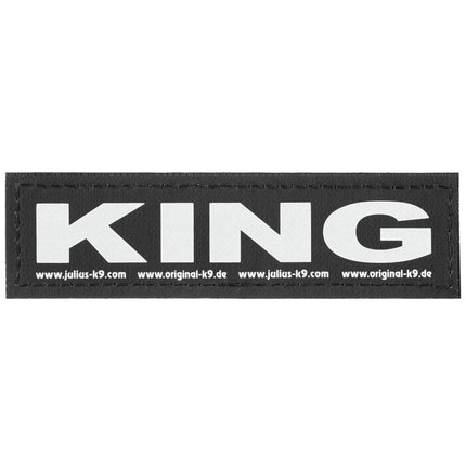 Julius - K9 King Patch 2pcs - Velcro patches for Julius K9 harnesses