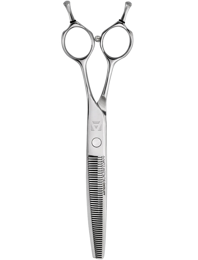 Artero Slalom Curvy Thinner - professional curved thinning shears made of Japanese VG1 steel, 48 teeth