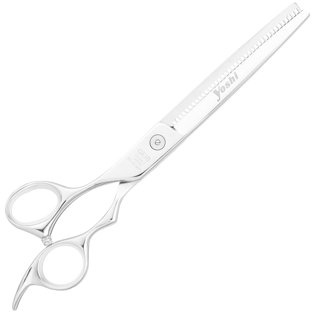 Geib Yoshi Lefty Thinner Scissors - single-sided straight thinning scissors for left-handed users, made of Japanese steel, 38 teeth