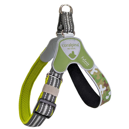 Coralpina Faloria Adjustable Camouflage Harness - adjustable harness for small and medium dogs