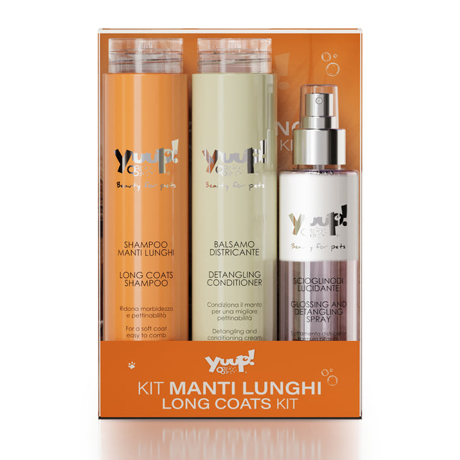 Yuup! Long Coats Set - grooming set for long-haired dogs and cats