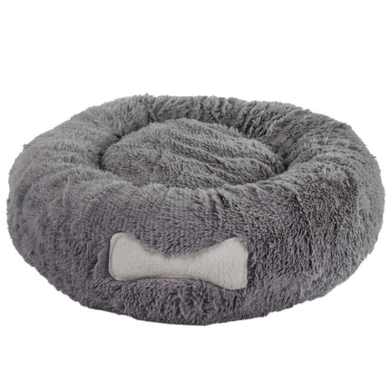 Biglo Plush Donut - soft, fluffy, and stress-relieving dog bed